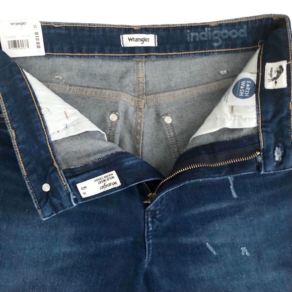 Wrangler Wild West 603 High Rise Straight Jeans Size 28 NEW - Picture 8 of 13